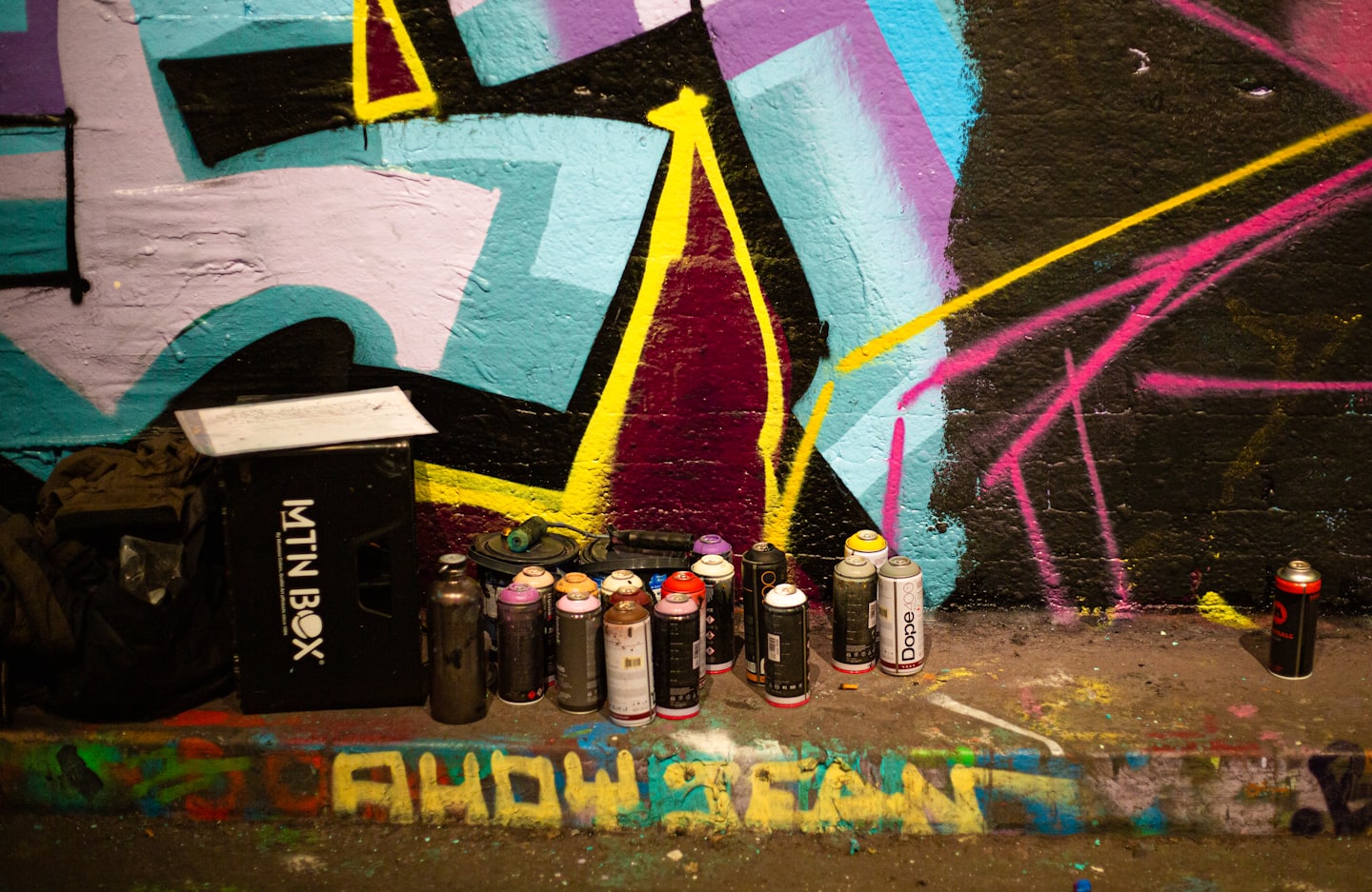 Graffiti spuitbussen