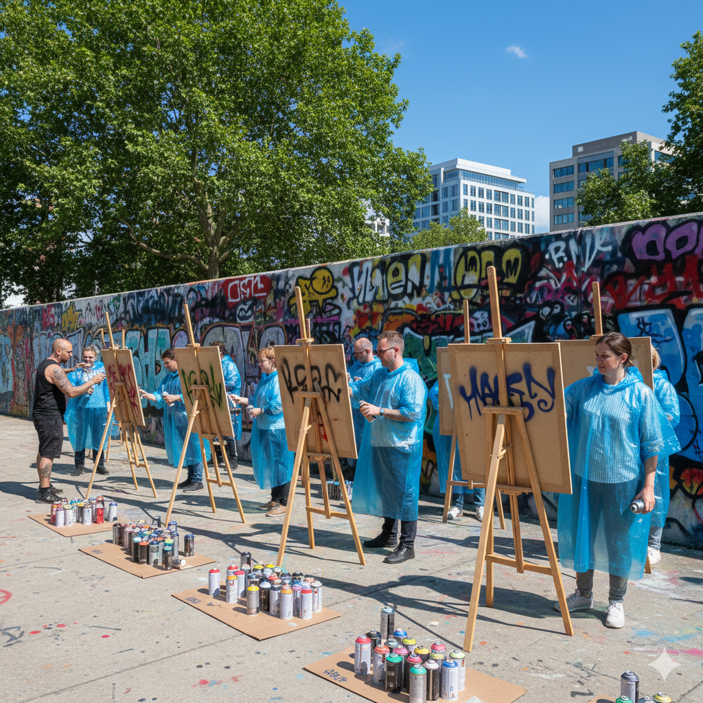 Graffiti workshops door Nederland